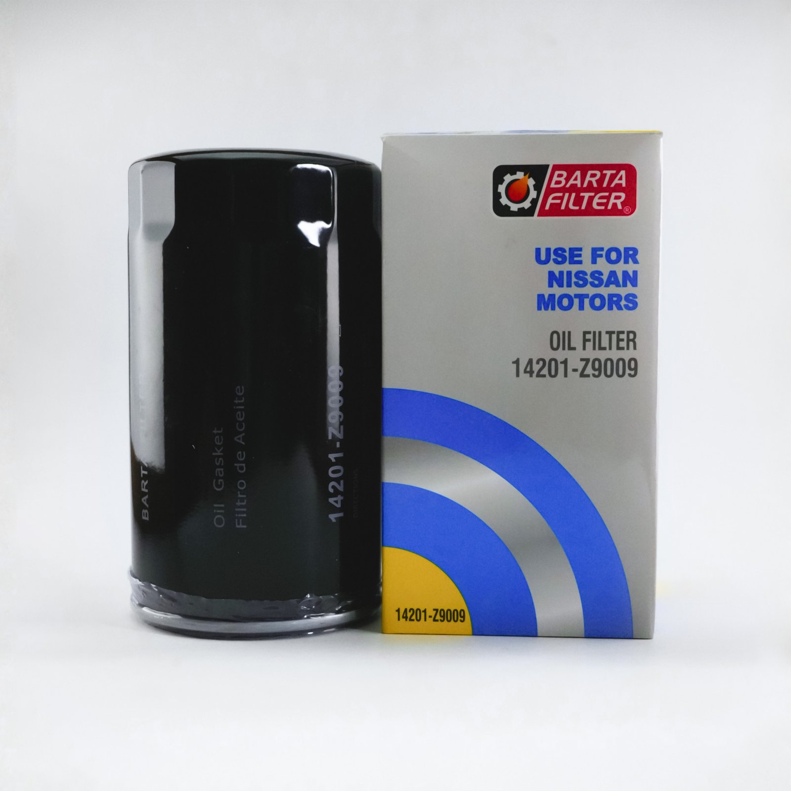 Filtro de aceite Barta Nissan 14201-Z9009 con caja oficial