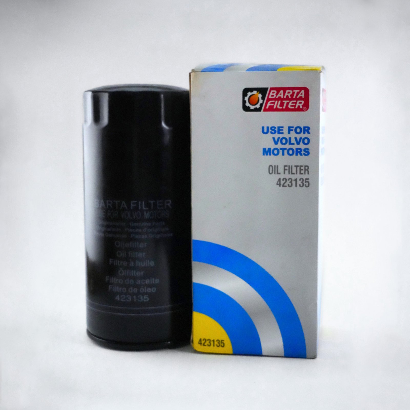 Filtro de aceite Barta Volvo 423135 con caja oficial