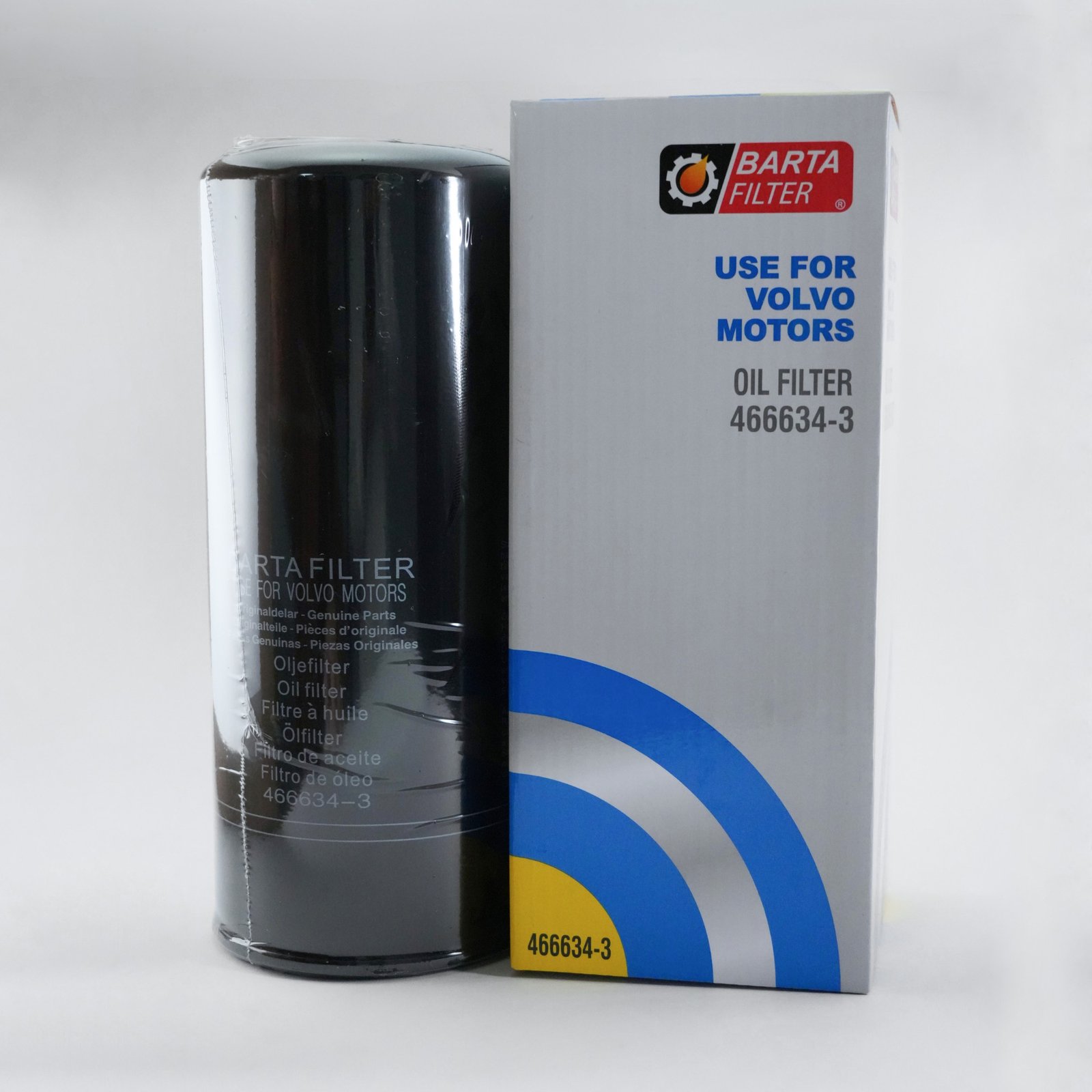 Filtro de aceite Barta Volvo 466634-3 con caja oficial