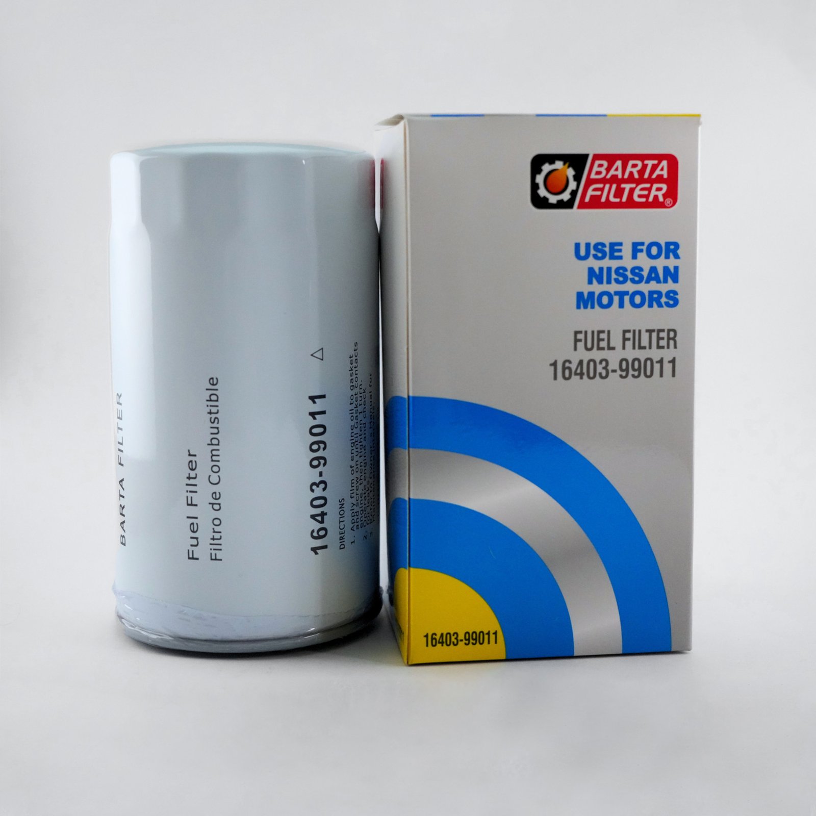 Filtro de combustible Barta 16403-99011, vista frontal