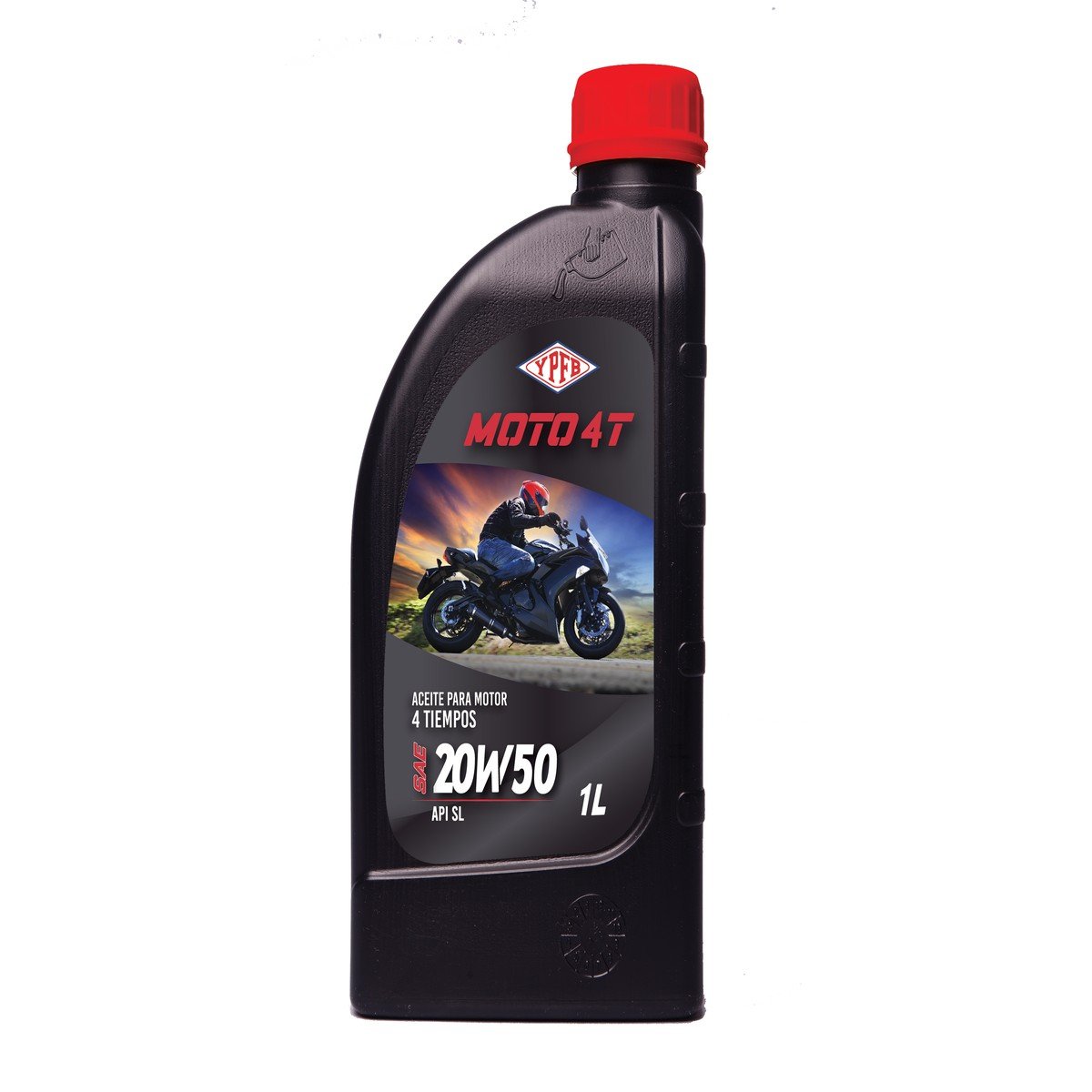 Lubricante para motocicletas YPFB MOTO 4T SAE 20W-50 (Botella 1L)